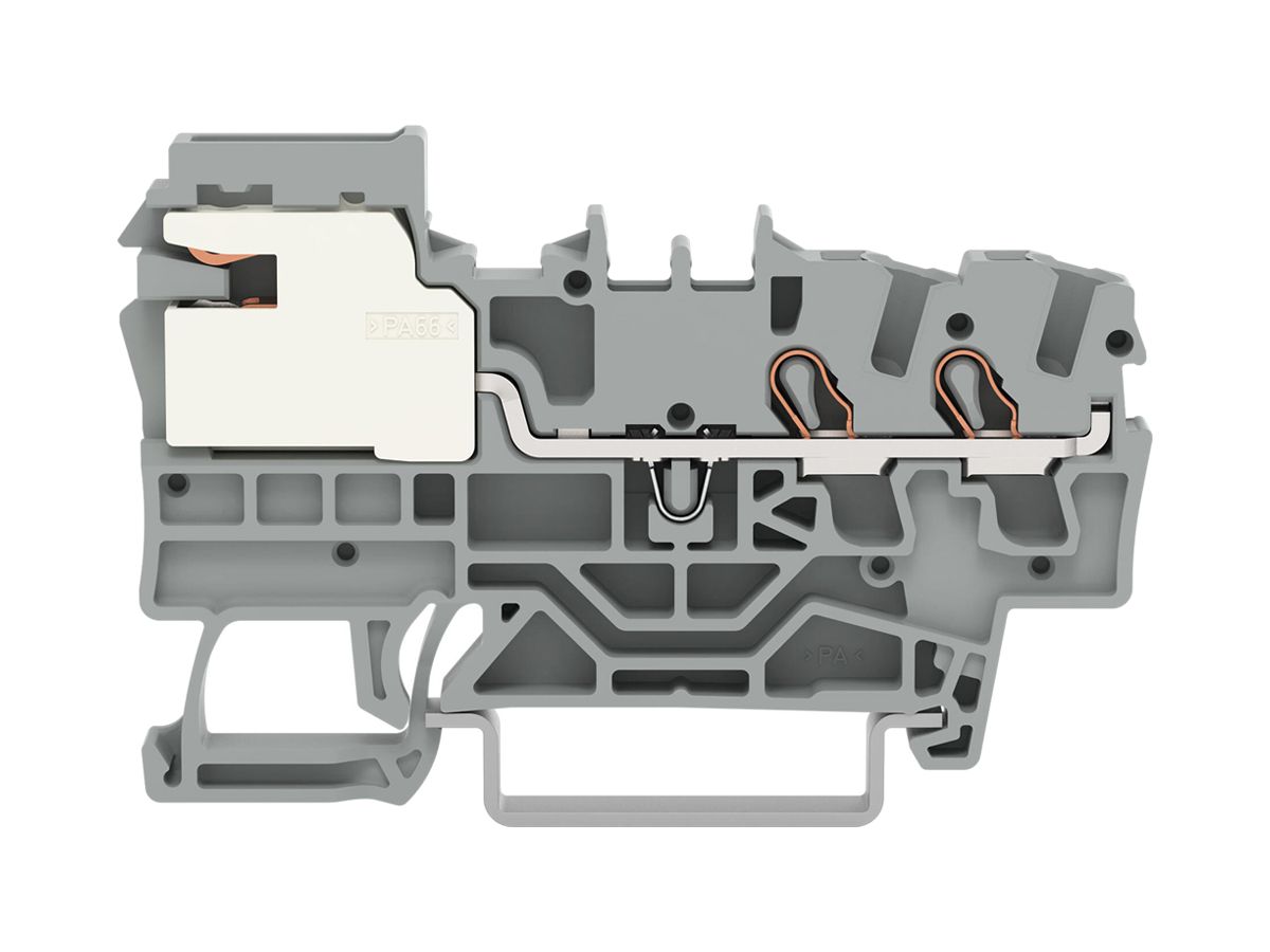 Potentialklemme WAGO TOPJOB S 2L 0.25…2.5mm² 32A grau