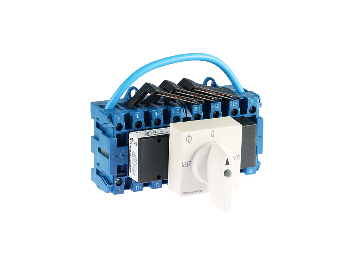 REG-Netzumschalter K&N KG20A.T904.VE2 25A 600V 4P B=184mm "NETZ-0-NOT"