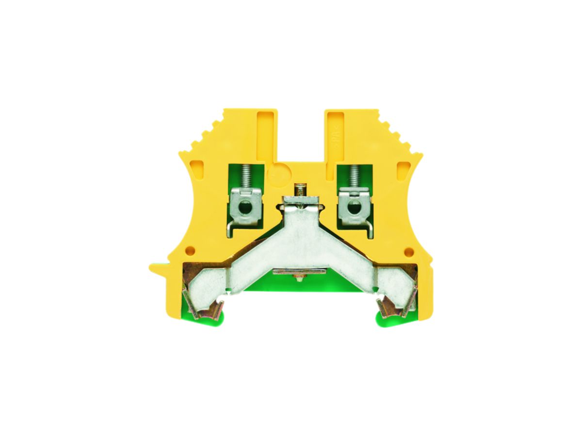 Schutzleiter-Reihenklemme Weidmüller WPE Schraubanschluss 2.5mm² grün-gelb