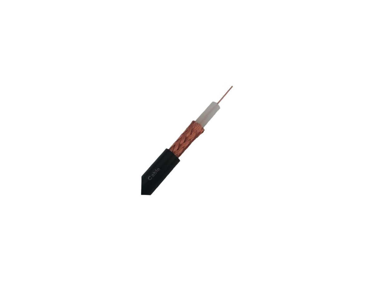 Koaxialkabel RG59B/U LSZH 75 Ohm schwarz