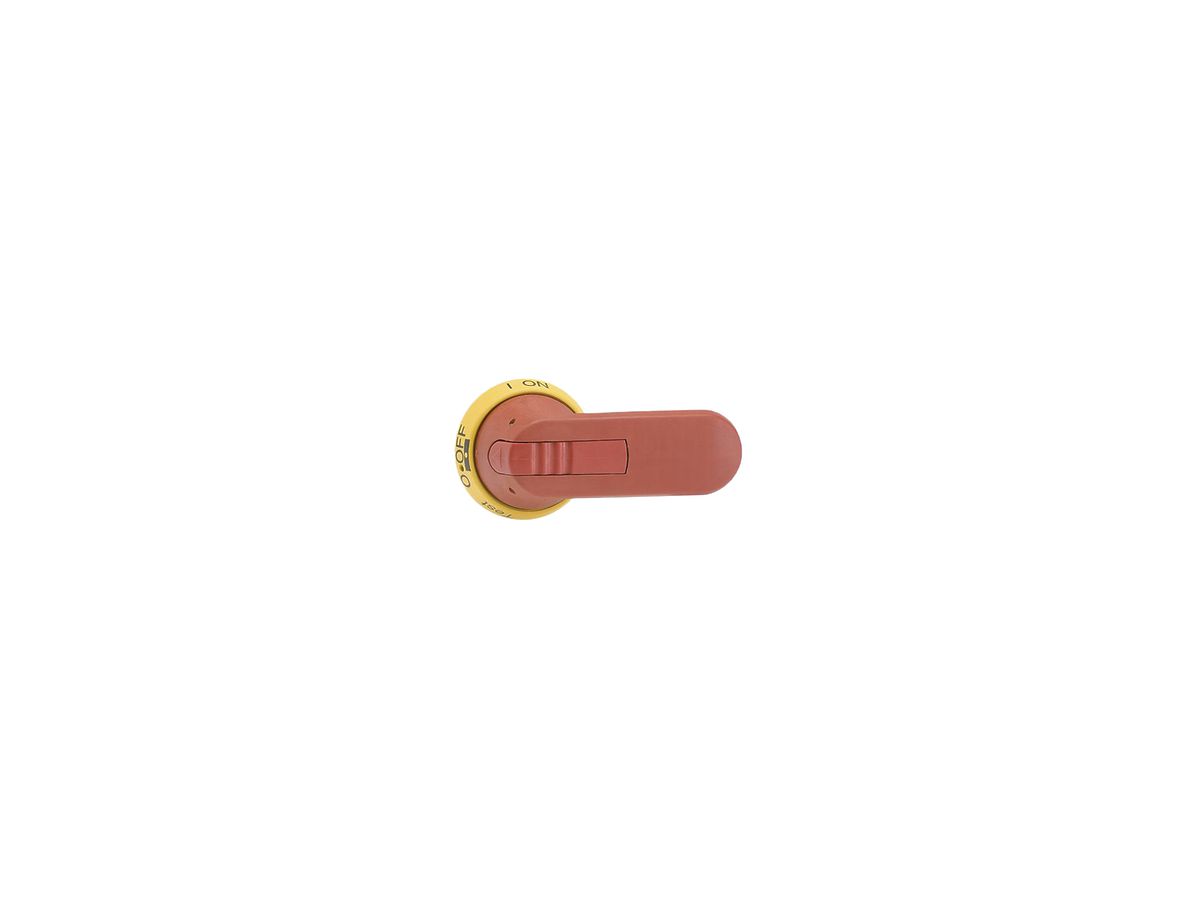 Pistolengriff ABB für OT315-400 rot/gelb IP65, Welle 95mm abschliessbar