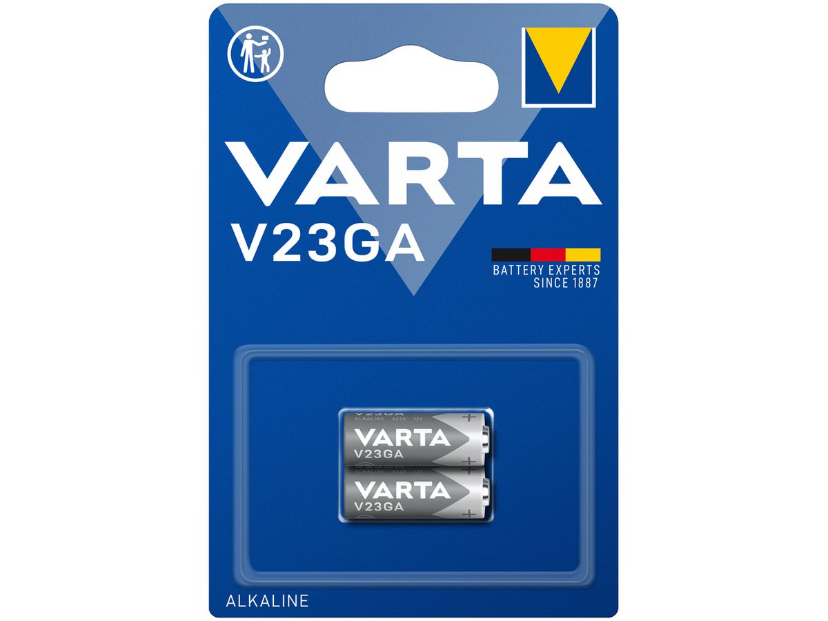 Batterie Alkali VARTA Electronics V23GA, 12V Blister à 2 Stück