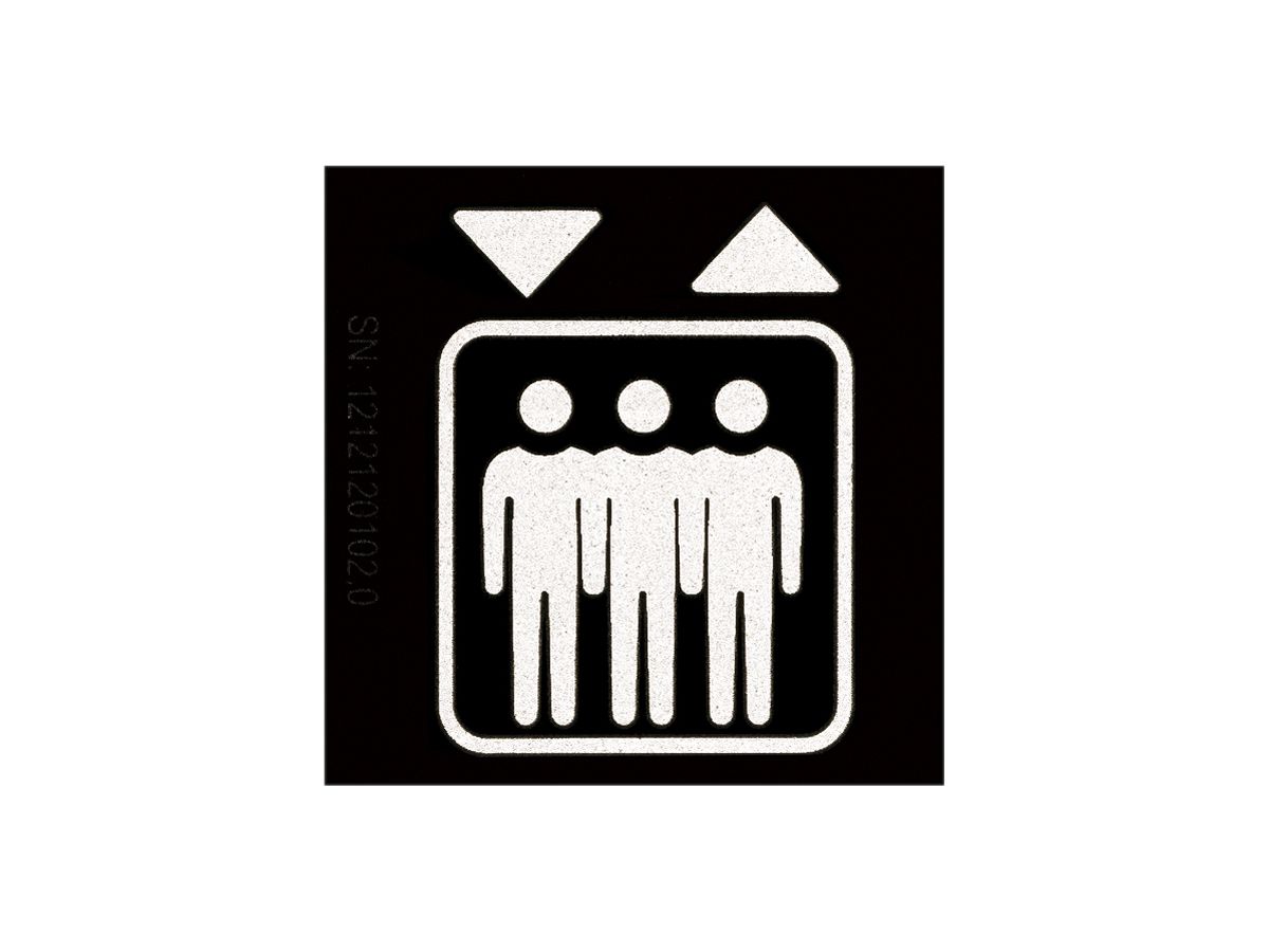 Etikette Symbol kallysto 60×60mm "Lift" für LED-Leuchte