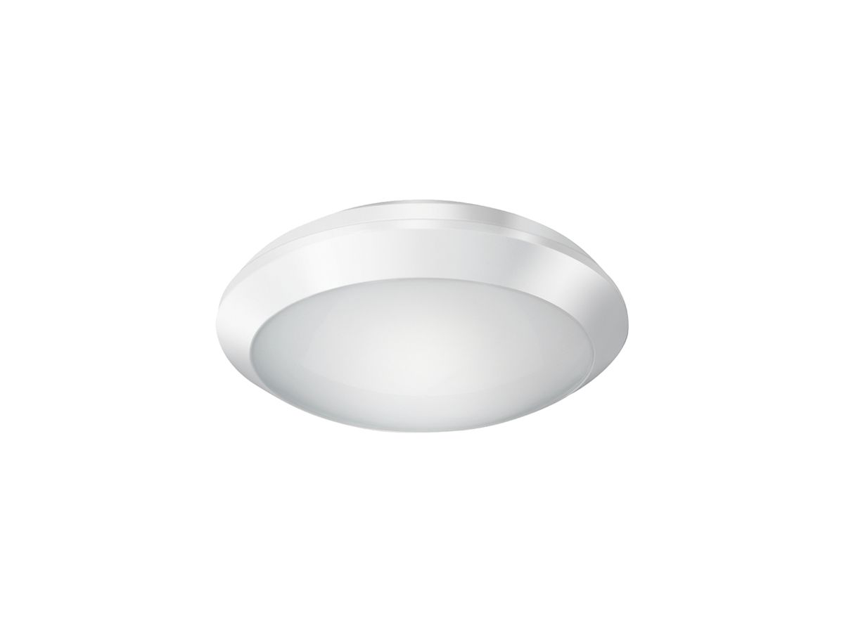 LED-Decken-/Wandleuchte ESYLUX ALMA 300, 15W 3000K 1450lm Ø300×87mm IP65, weiss