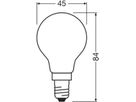 LED-Lampe LEDVANCE CLASSIC P E14 1.8W 250lm 827 mattiert Ø45×84mm