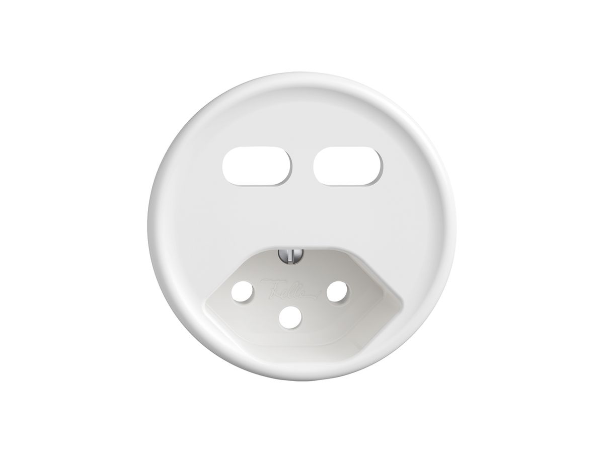Montageset STANDARDdue SNAPFIX® für Kombination USB C+C/Steckdose T13 ws