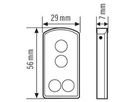 Fernbedienung ESYLUX Mobil-RCi-M, silber