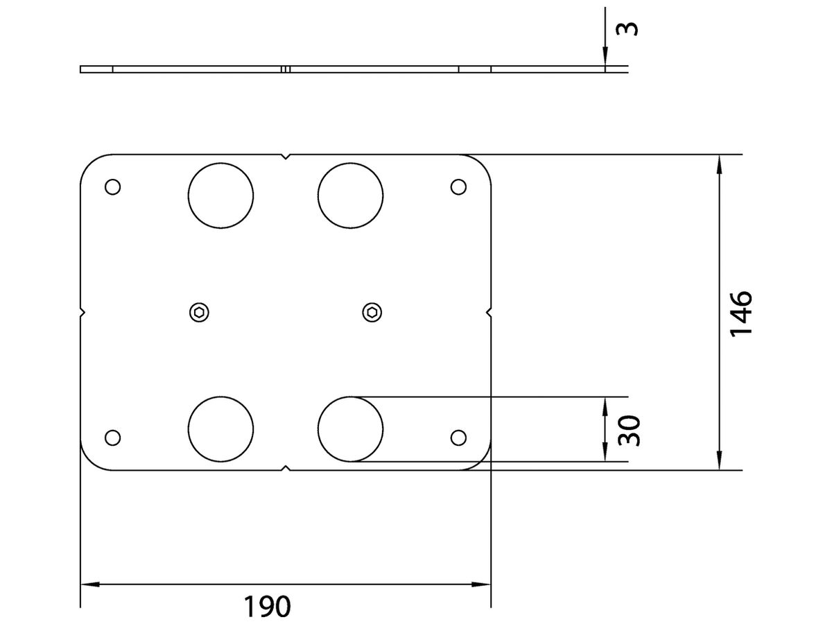 Höhenerweiterung Hager für UD-ZuHause Q02