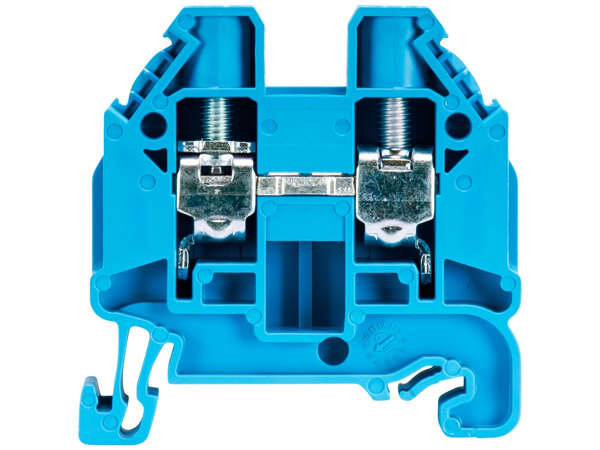 Durchgangs-Reihenklemme Wieland WT 10 BL 0.5…16mm² 57A 1000V blau
