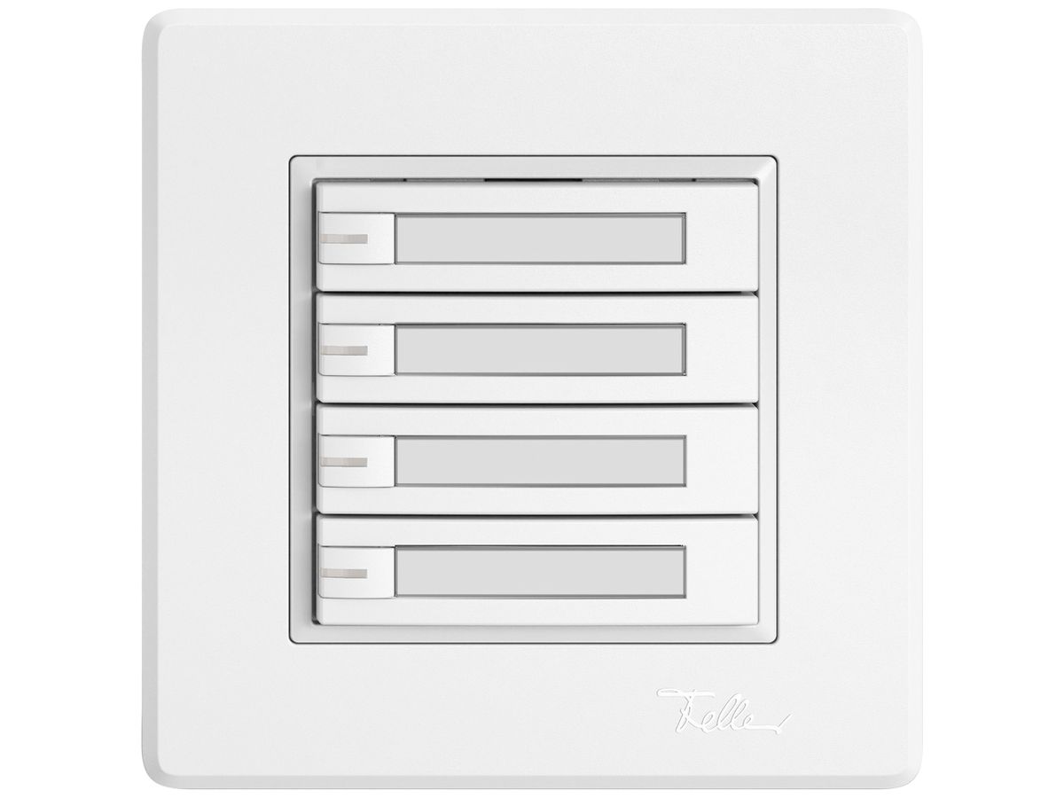 UP-Universaltaster EDIZIO.liv UNI SNAPFIX® 12…48V m.LED blau 4× 1-Tbed.Pap.ws