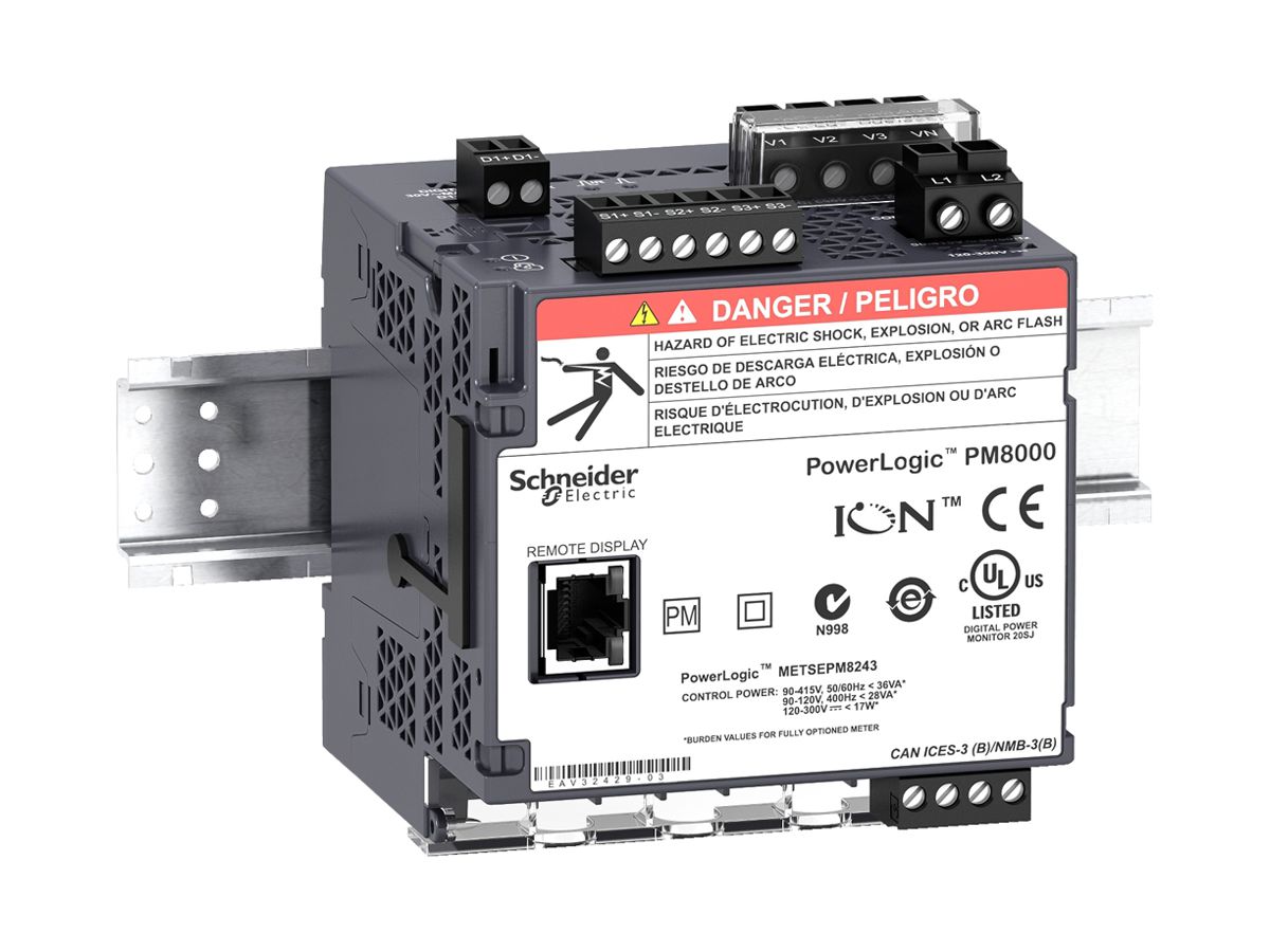 REG-Universalmessgerät PM8143 ohne Display 64MB 128 Samples/Periode AC/DC