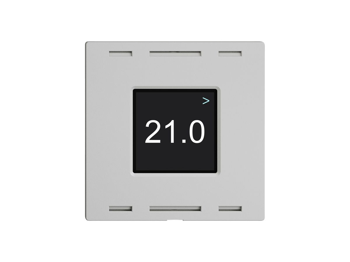 Raumtemperatursensor EDIZIOdue Wiser CO2 230V 5…30°C hellgrau