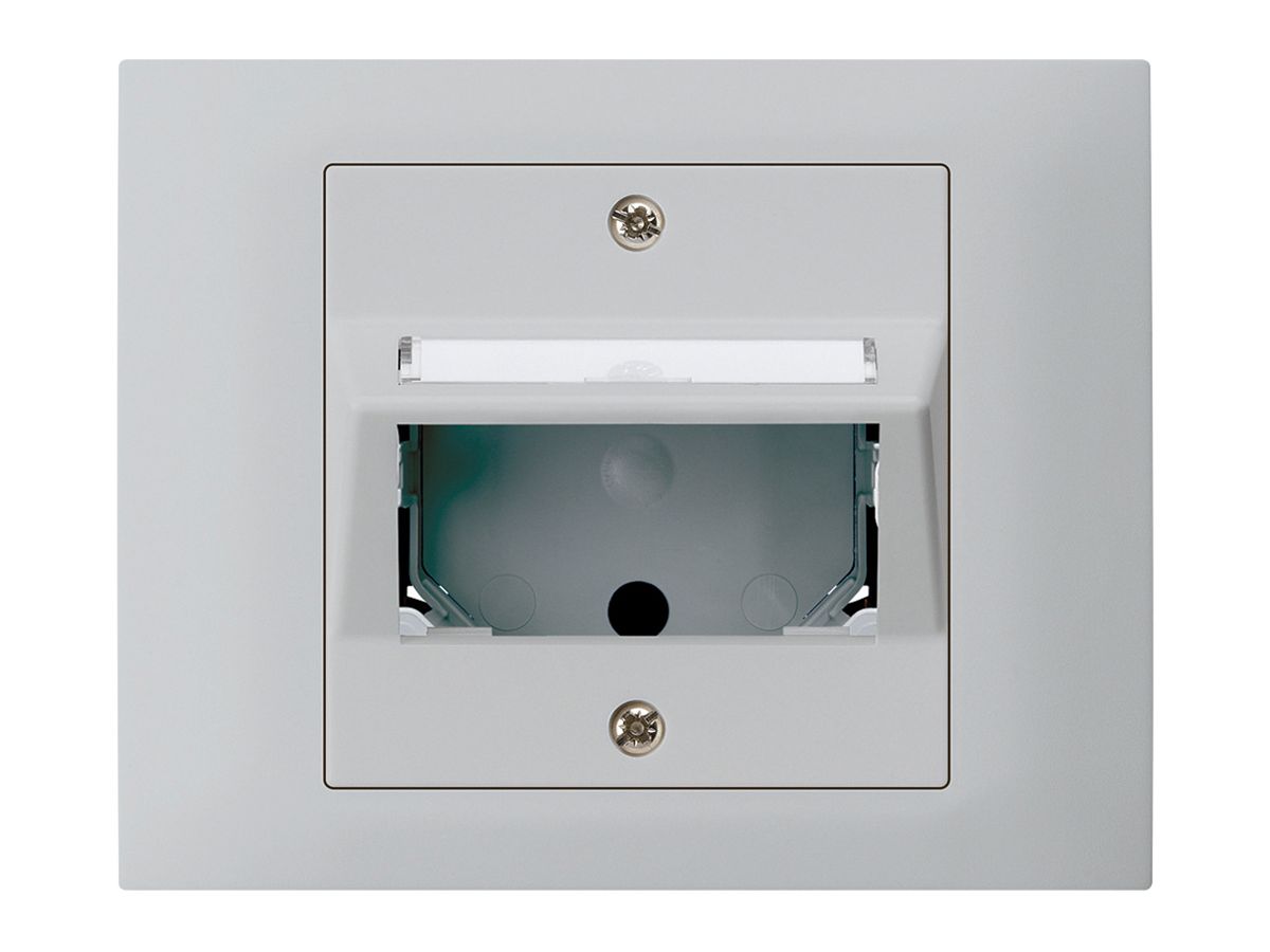 EB-Montageset kallysto mit EB-Dose G3 1×Multimedia-Modul hellgrau