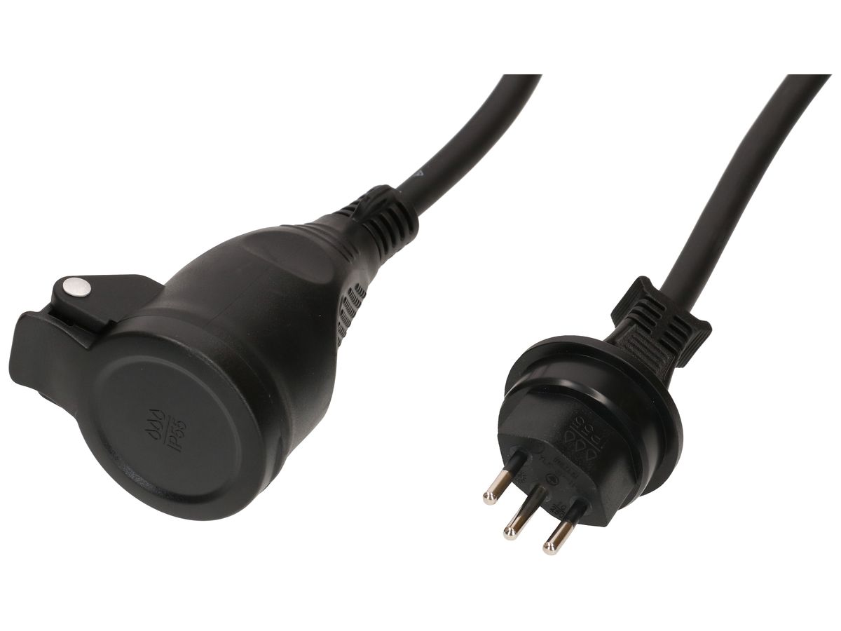 Verlängerungskabel MAX HAURI PVC 10A 230V 3×1.5mm² Typ 13/Typ 13 IP55 20m sz