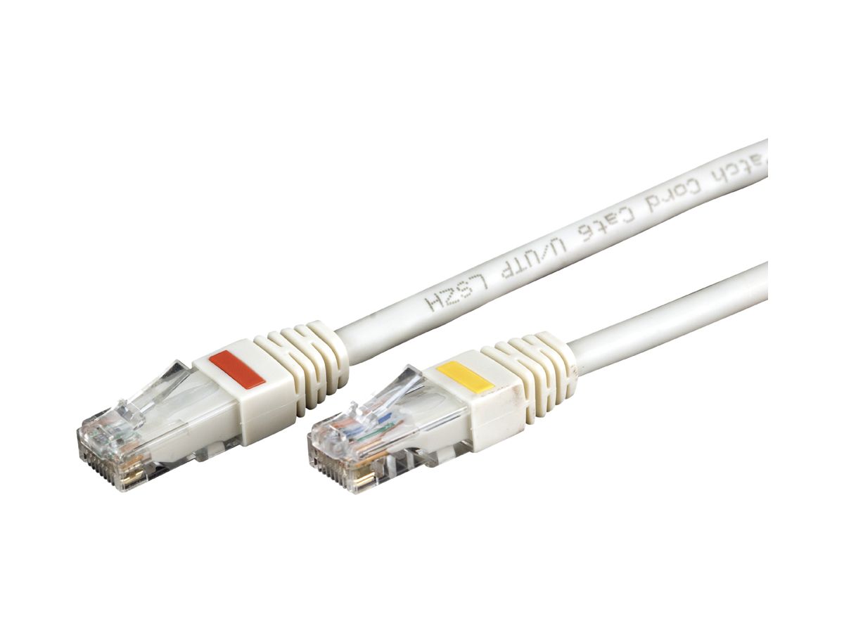 Patchkabel Kat.6 U/UTP 0.5m ITplus AWG24 flexibel