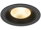 EB-LED-Deckenleuchte SLV NUMINOS L 17W 2500lm 3000K MB DALI DIM Ø130×85mm sz