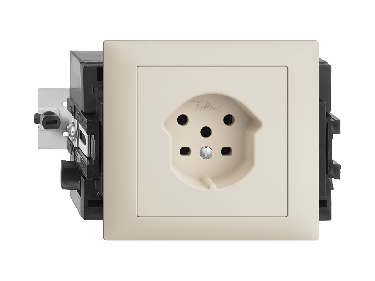 EB-Steckdose EDIZIOdue T15 crema 49…69mm
