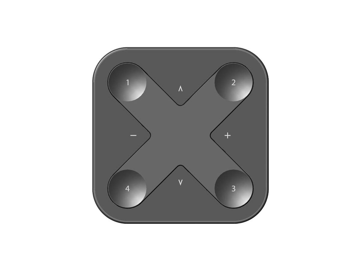 AP-RF-Wandsender Xpress YMOCA-WWSB-LR, batteriebetrieben, Casambi, schwarz