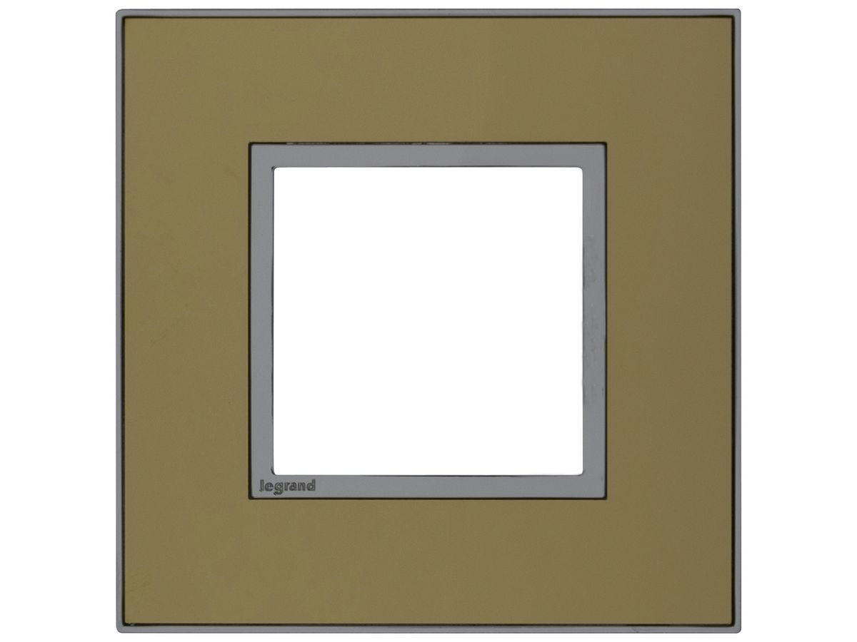 Abdeckrahmen ATO 1×1 Modul, gold reflective