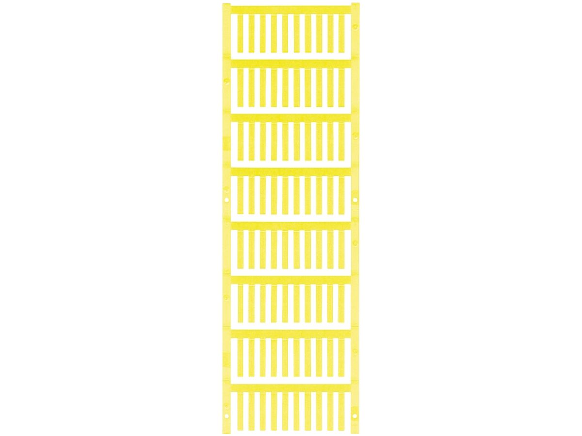 Leitermarkierer Weidmüller MultiCard SF für Ø2.2…2.9mm 21×3.6mm PA66 gelb