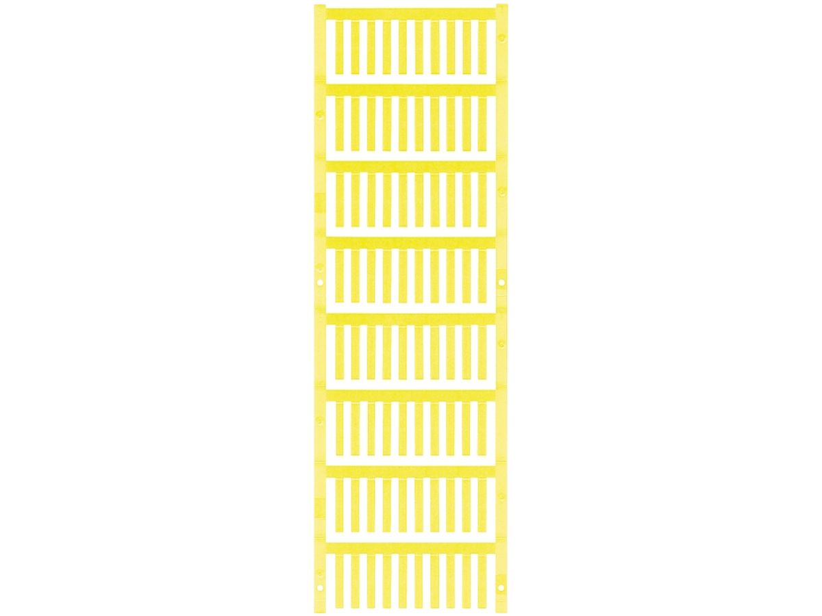 Leitermarkierer Weidmüller MultiCard SF für Ø2.2…2.9mm 21×3.6mm PA66 gelb