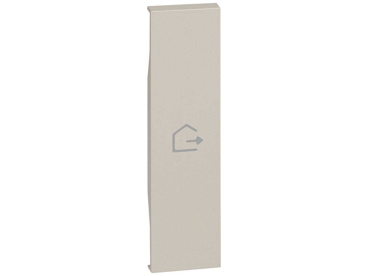 Tastenabdeckung Living Now für Tasten MyHOME 1 Modul mit Symbol Abreise sand