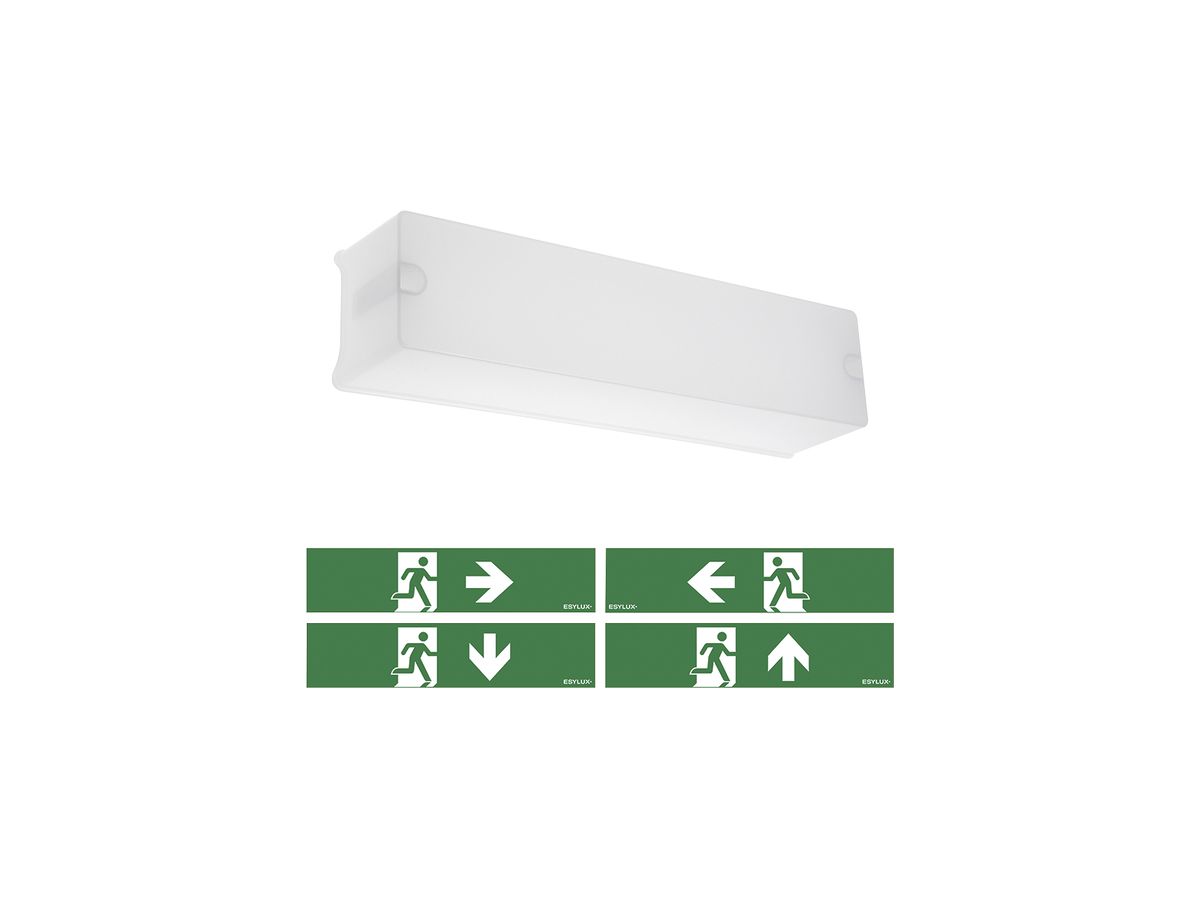 Diffusor ESYLUX SLA 355×89×80mm farblos
