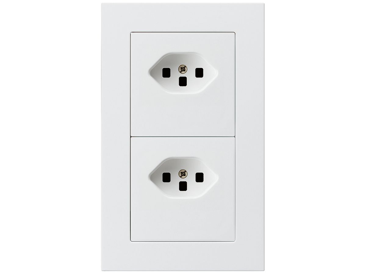 UP-Kombination kallysto.pro Gr.I-I vertikal 2×Typ 23 m.Schraubkl.C weiss