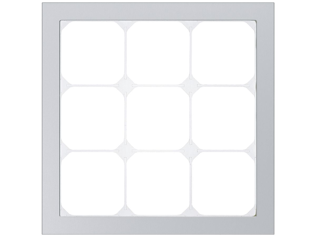 Abdeckrahmen KAL.art 3×3 214×214mm Al natur