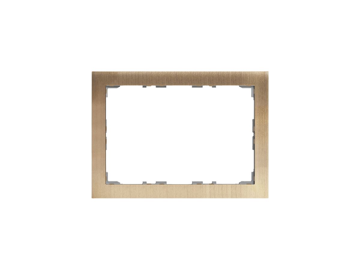 Abdeckrahmen 2×3 Touchpanel II KNX Prestige messing geschl.