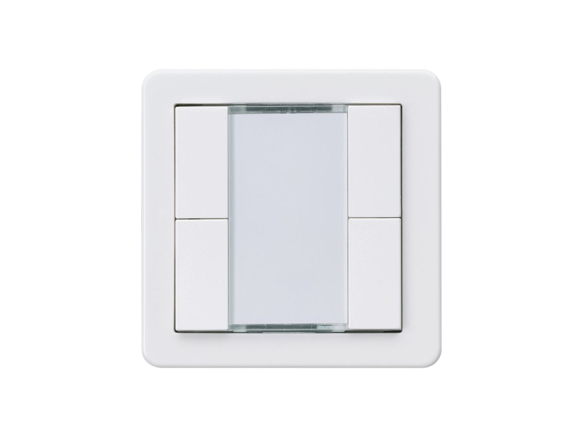Taster Hager basico A KNX 4-fach weiss