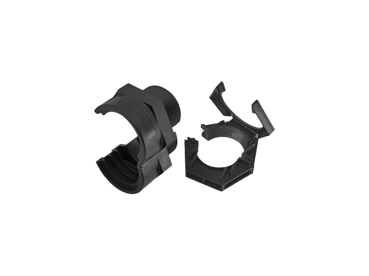 Schlauchverschraubung Plica DUPLEX SVPA, PG21 Ø20mm Polyamid schwarz IP40