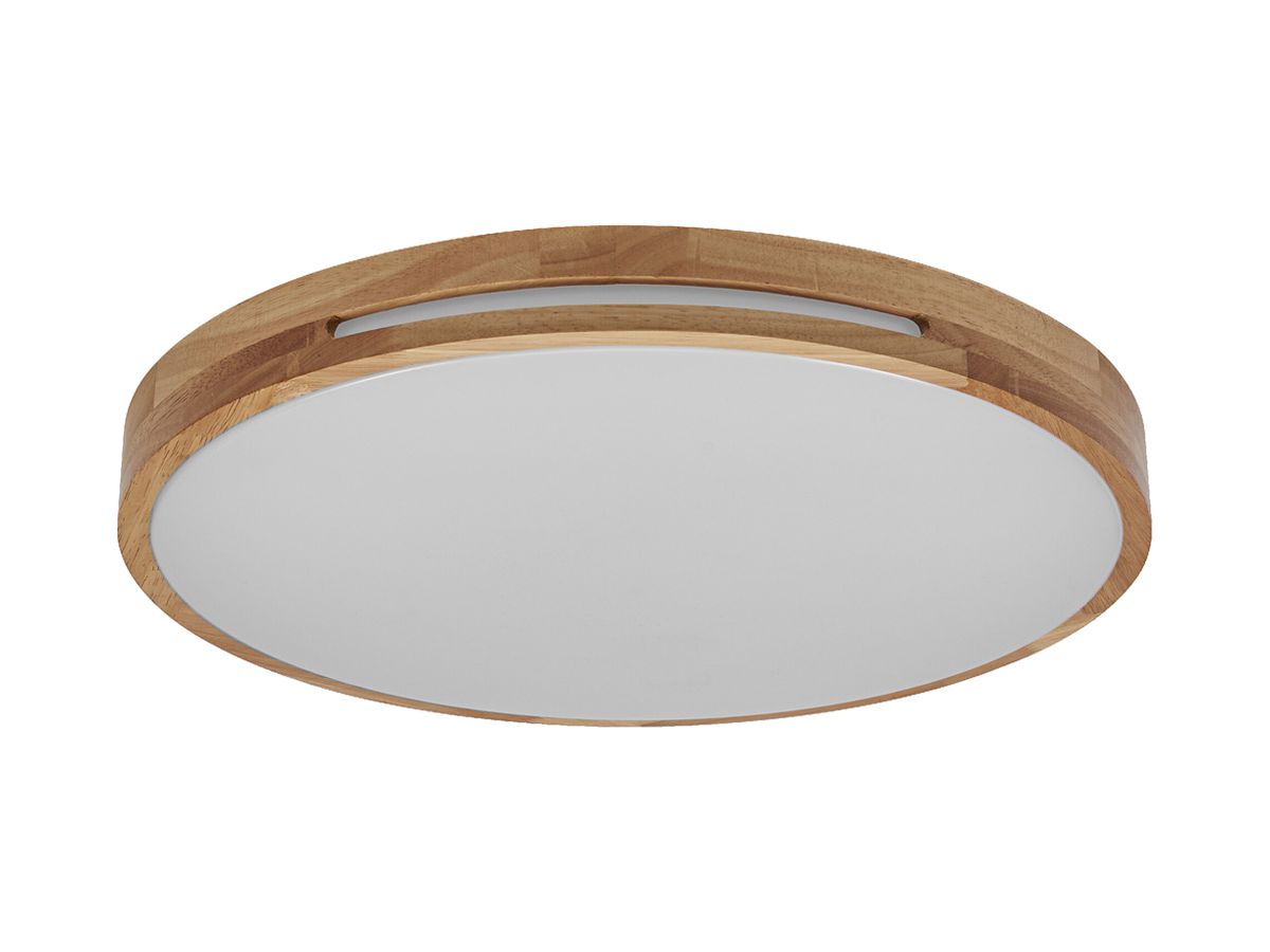 LED-Deckenleuchte LEDVANCE Orbis Woodburry 16W 1000lm 830 Ø300×65mm Holz
