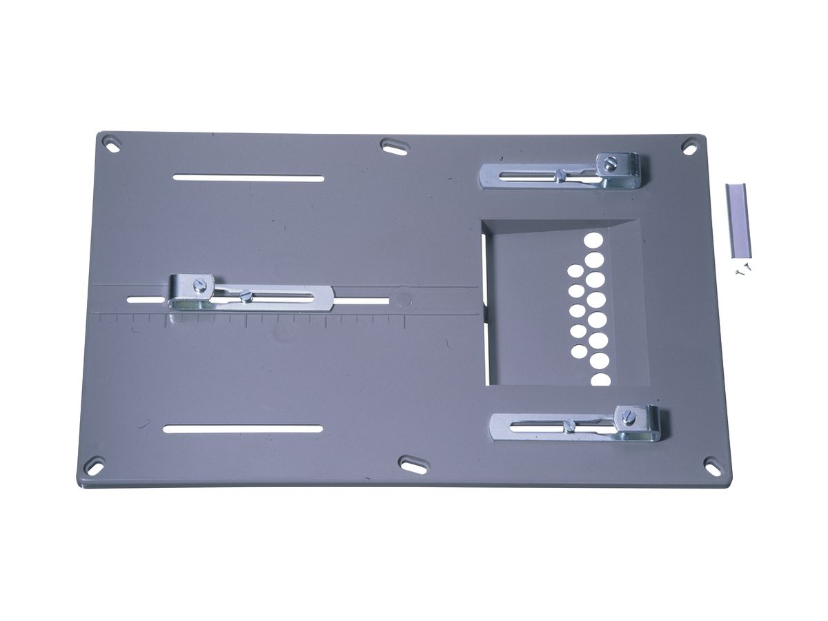 Zählerplatte Georg Utz 9-756 250×400mm grau