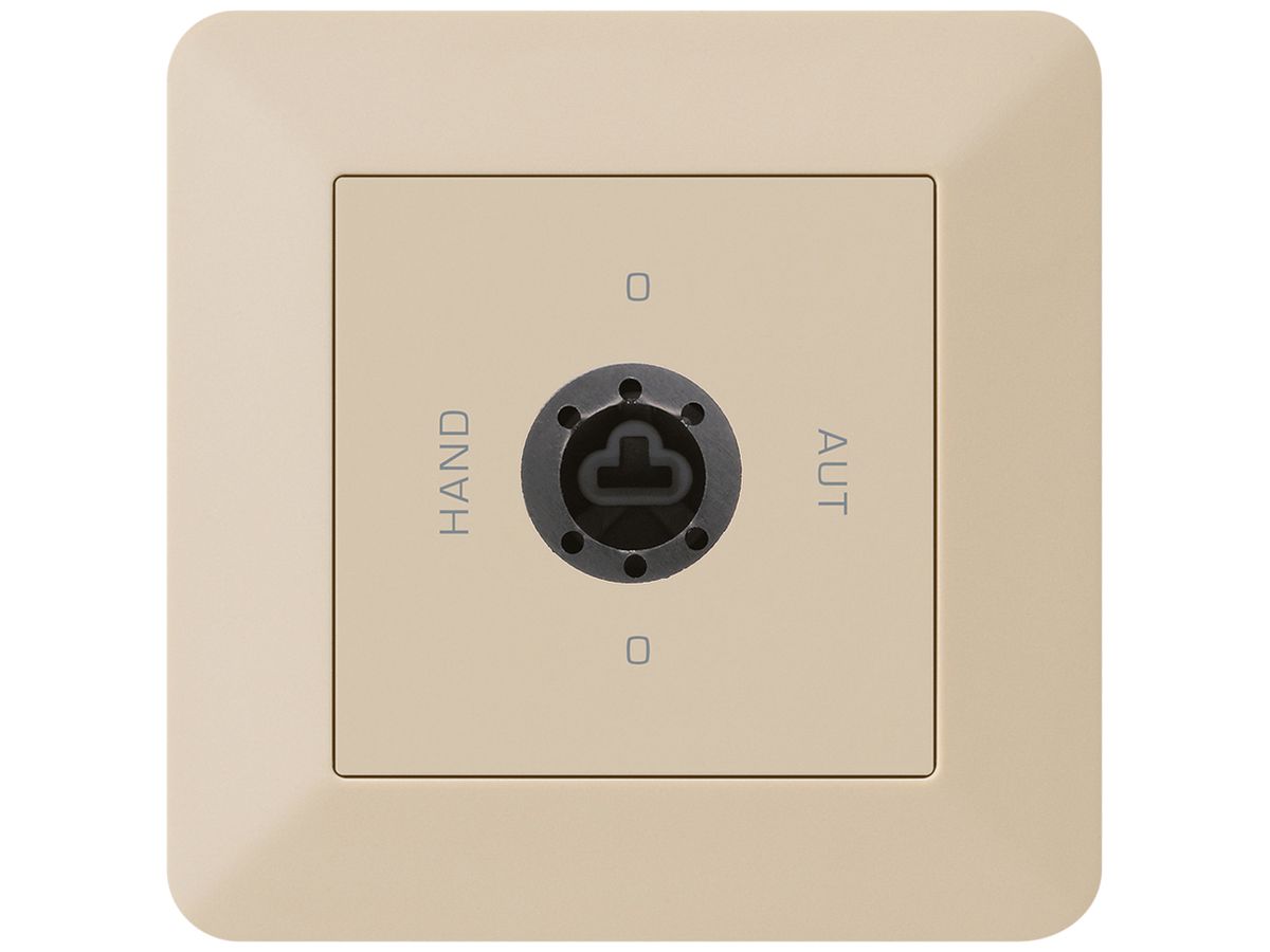 UP-Drehschalter 0-Hand-0-Aut kallysto.trend 2/1L beige für Schloss