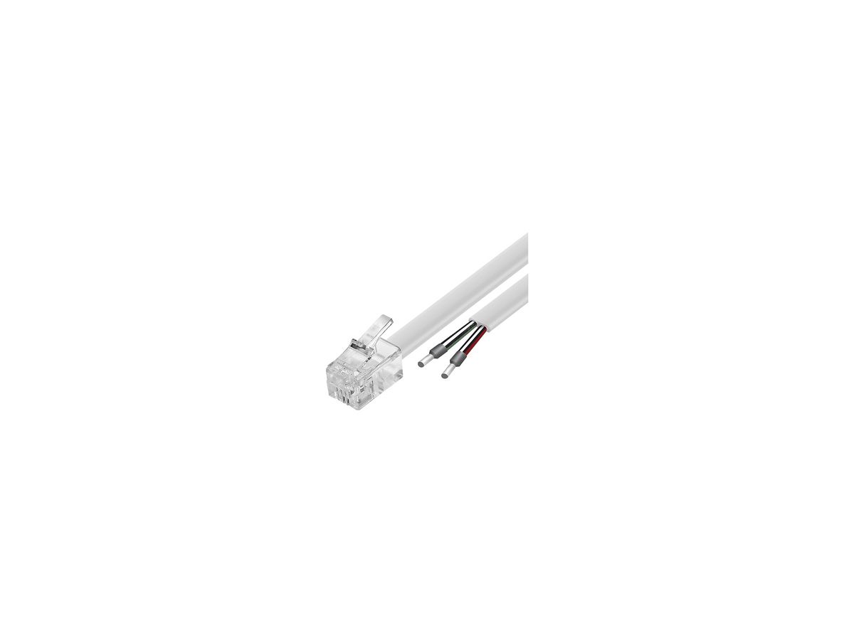 Verbindungskabel ESYLUX SmartDriver-2 RJ10-OPEN END, 10m, 8×weiss