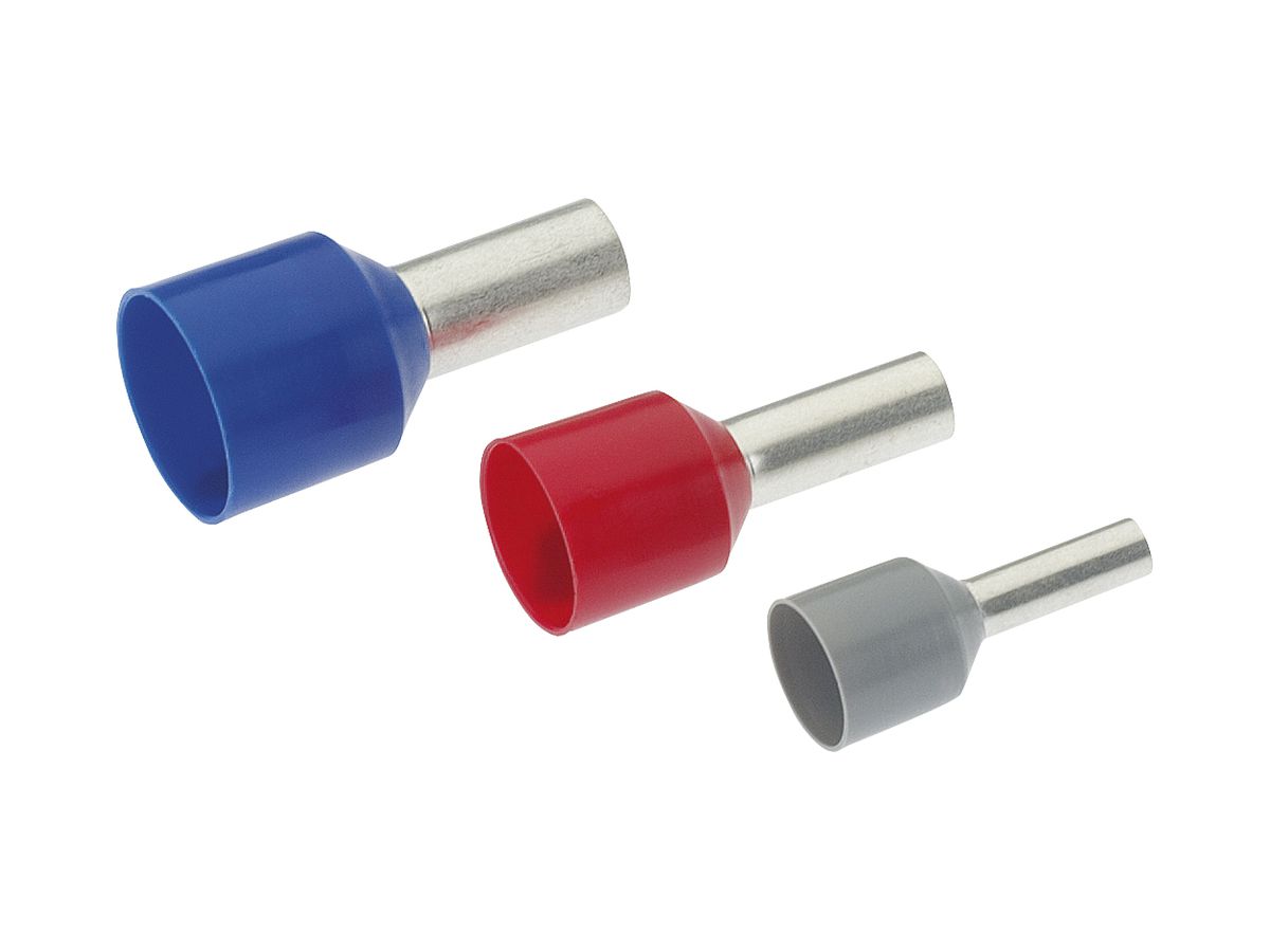Aderendhülse Cimco 16mm² 8×16mm Kupfer PP blau