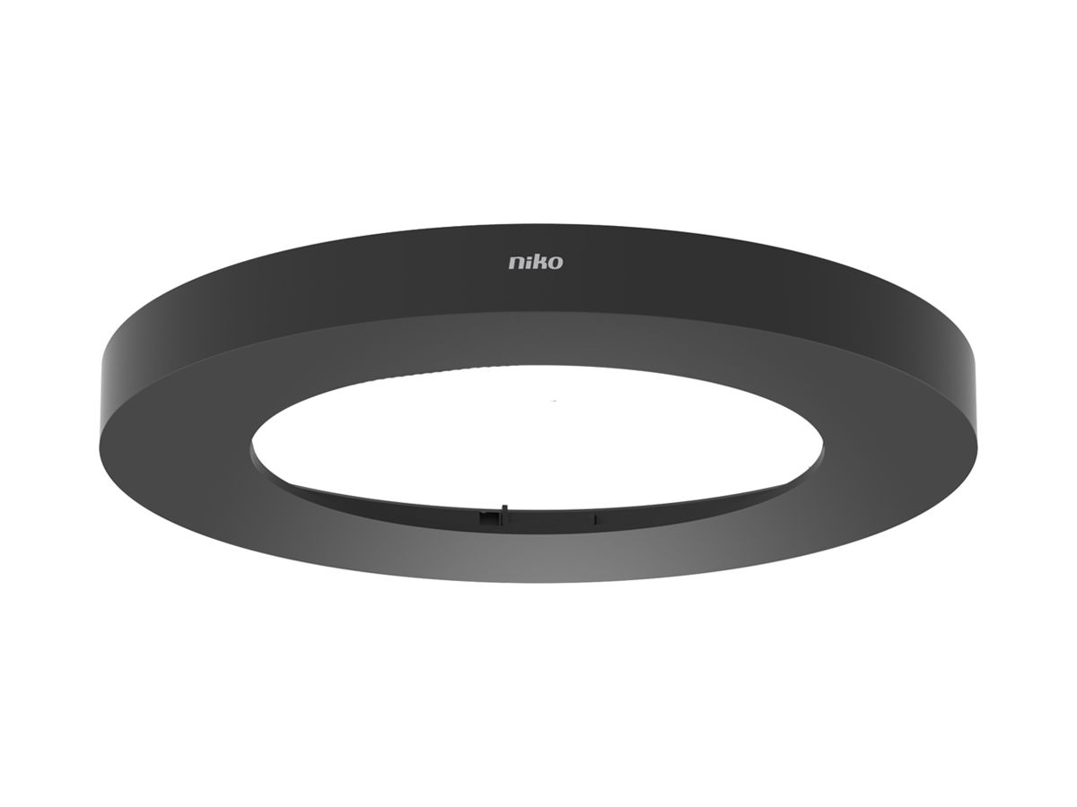 Dekoring Niko für UP-Melder P4XMR schwarz