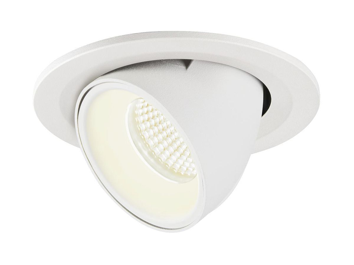EB-LED-Downlight SLV NUMINOS GIMBLE S, 8.6W 250mA 790lm 4000K 20° ws