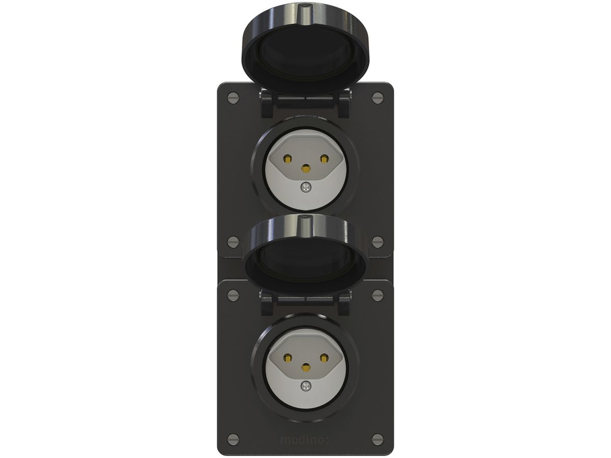 UP-Kombination modino exo 2×Typ 13 90×190mm schwarz