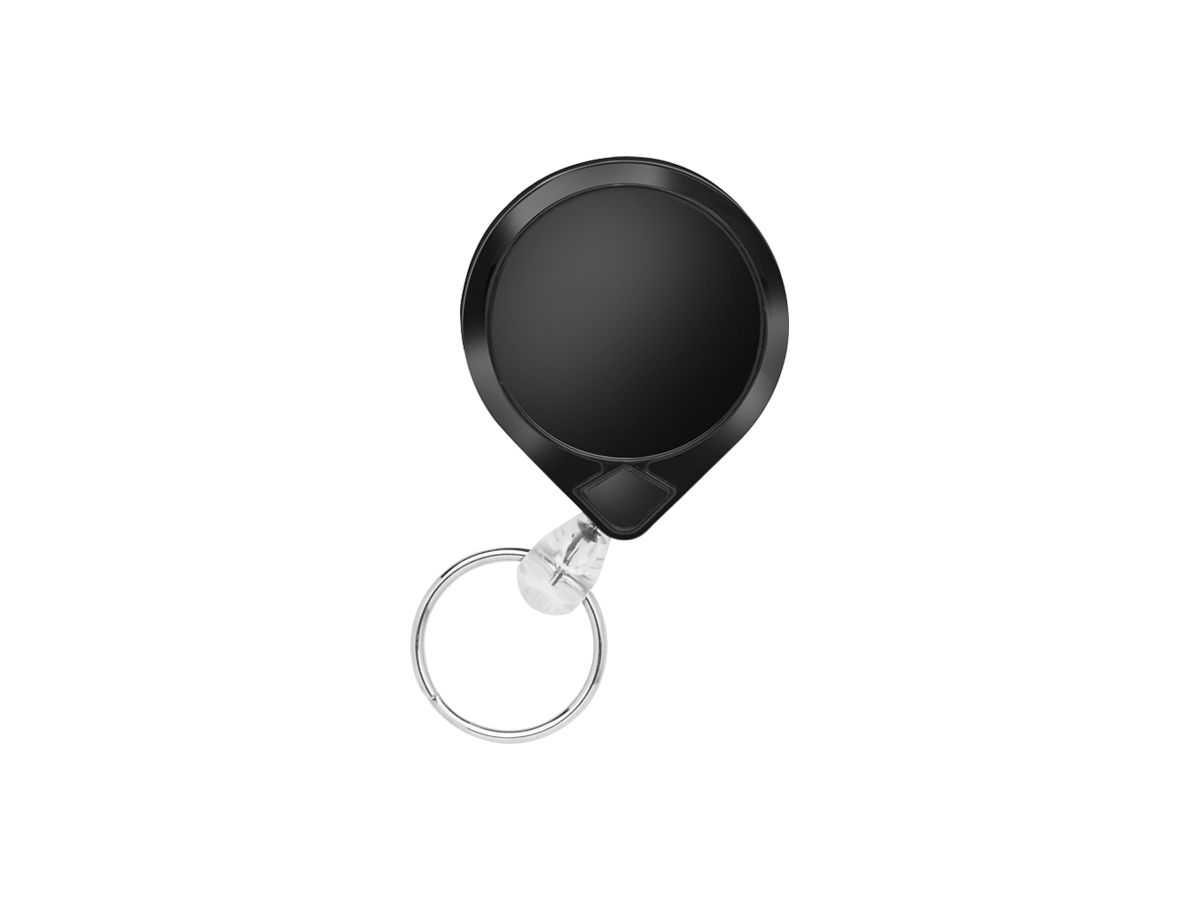 Roll-Schlüsselanhänger Key-Bak KB MINI-BAK BLACK 90cm Unisex Kunststoff schwarz