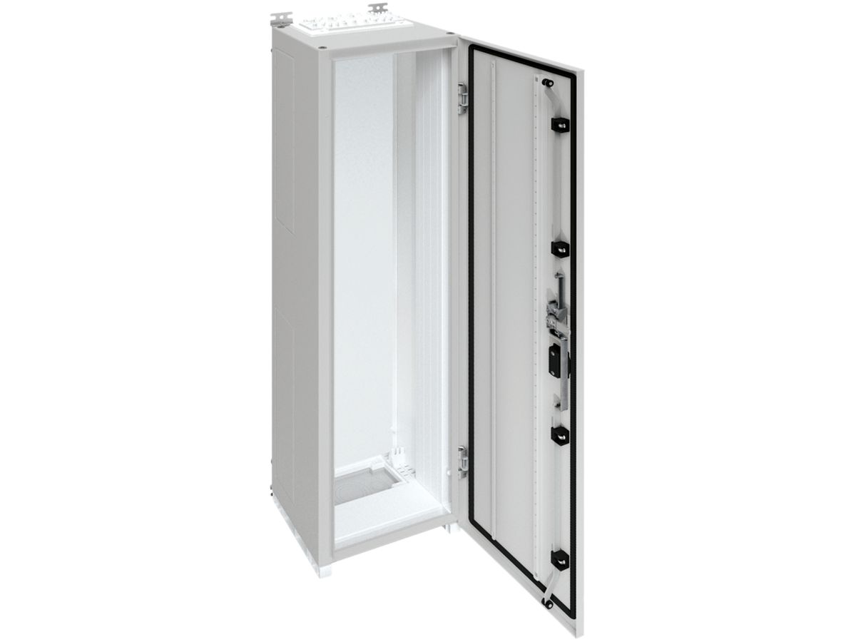 Wandschrank Hager univers mit Volltür SK II IP55 1250×300×275mm RAL 7035