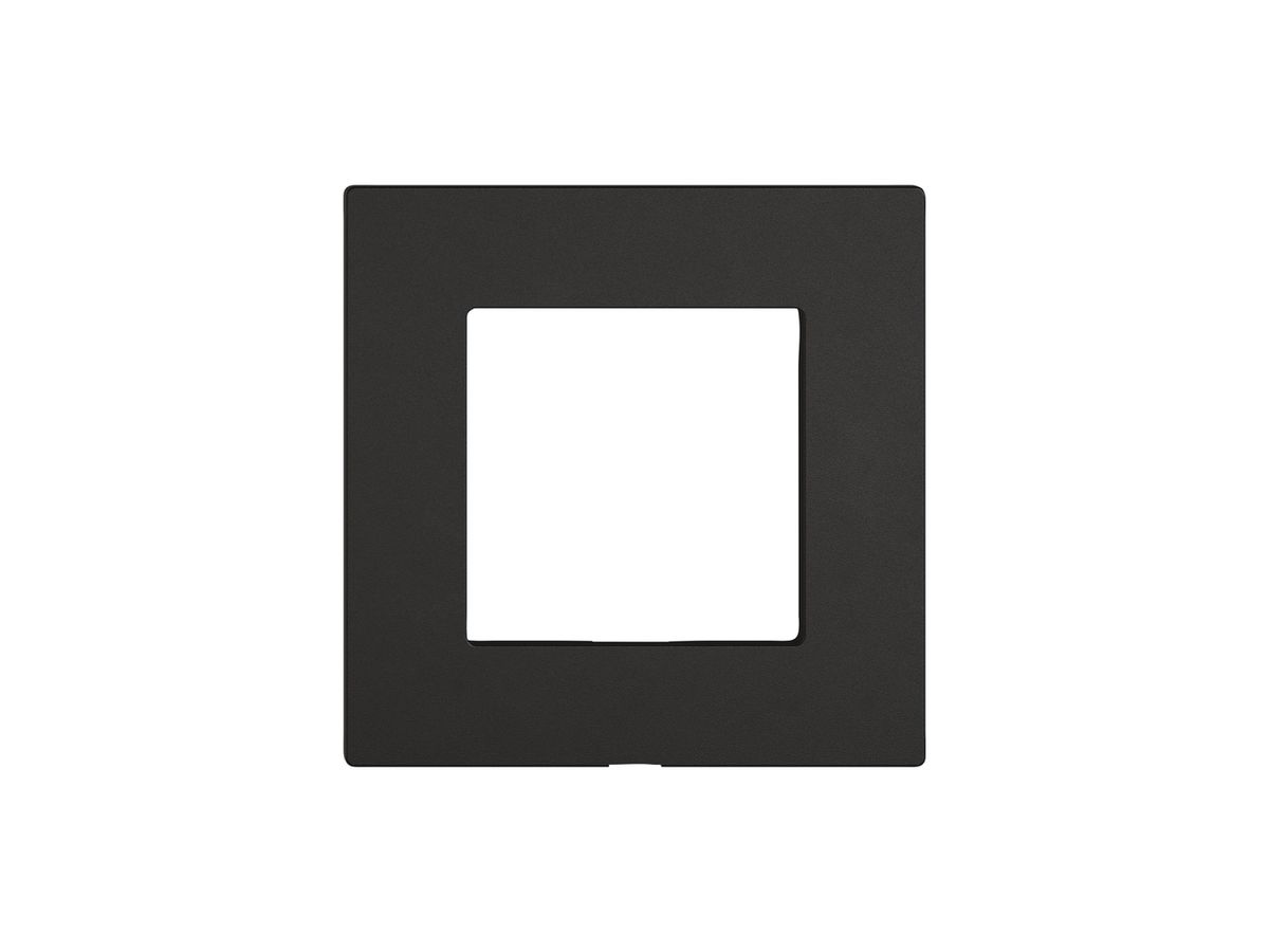 Frontplatte EDIZIO.liv Wiser 60×60mm schwarz