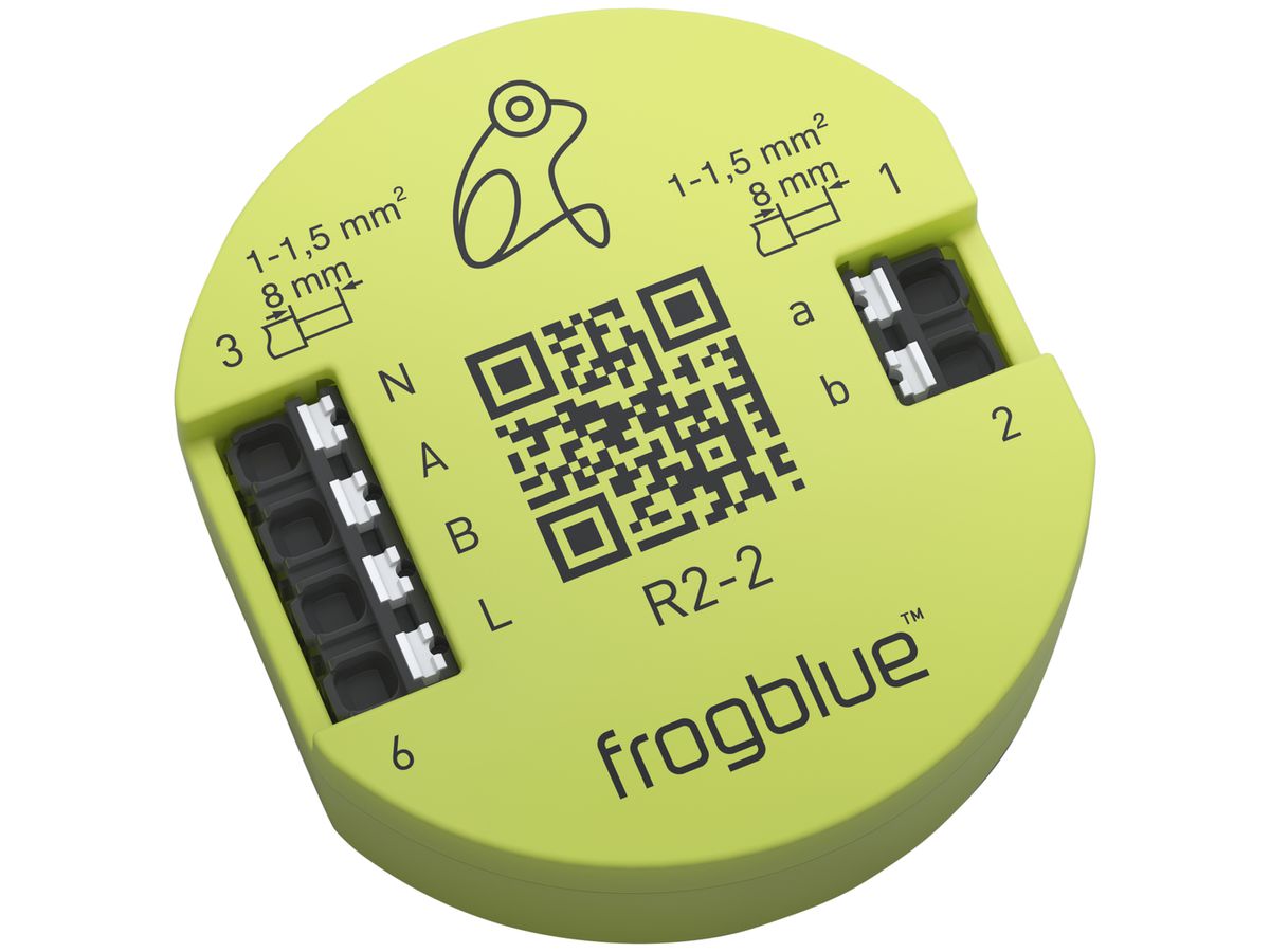 EB-RF-Schaltrelais frogblue frogRelay2-2, 2-Kanal 230V 600W, 2 Eingänge