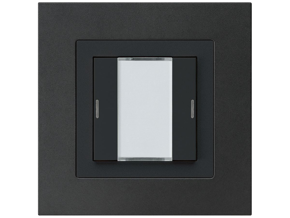 UP-Taster kallysto.pro KNX 2×RGB LED s/e-link schwarz