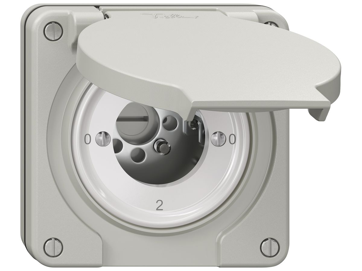 UP-Schlüsselschalter NEVO SNAPFIX® Umschalter 16A 400V 0-1-0-2 lgu