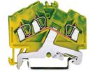 Klemme WAGO 3L 2.5mm² grün/gelb