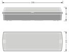 LED-Decken-/Wandleuchte LEDVANCE BULKHEAD COMPACT 8W 840lm 830/840 IP65 schwarz