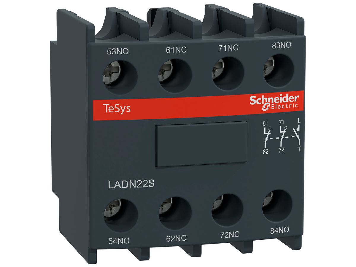 Hilfsschalter TeSys 2NO 2NC 10A Schraubanschluss