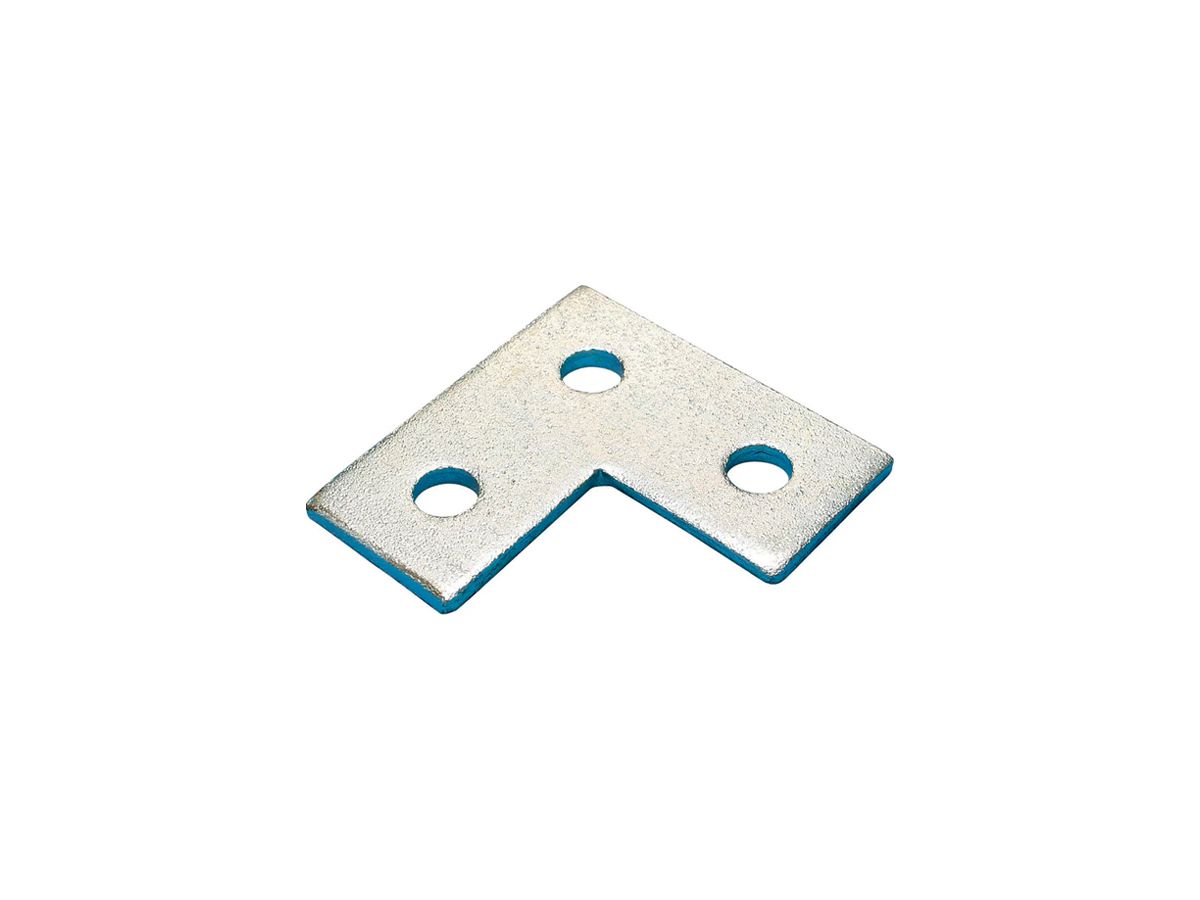 L-Verbindungsstück Caddy 85×85mm mit Schraube M10, feuerverzinkt